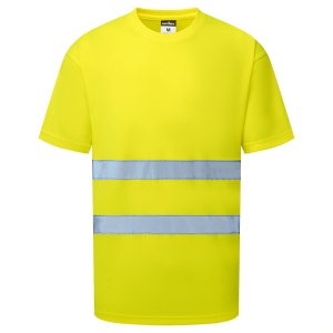 Tricou clasic reflectorizant Portwest S478, 100% poliester, 150 gr/mp