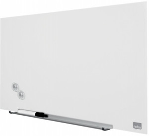 Whiteboard Magnetic din sticla Widescreen 45" Diamond Nobo - Img 1