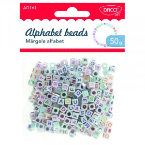 Accesorii craft Daco, Mărgele alfabet