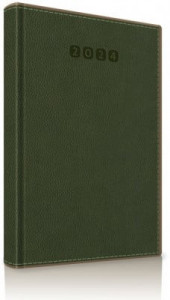 Agenda datata 2024 RO A5, 352 pagini, coperta din piele sintetica, Premium Deluxe Alghero - Img 3
