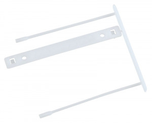 Alonjă de mare capacitate Q-Connect Z-Clip, albă, 100 buc/set
