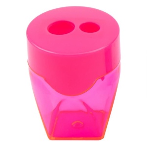 Ascuțitoare plastic dublă cu container Deli2