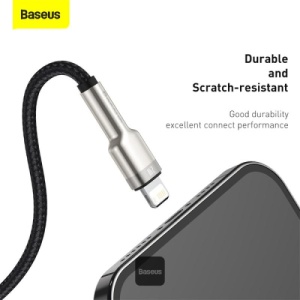 Cablu Baseus Cafule USB-Lighting 0.25m - Img 6
