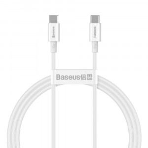 Cablu Baseus Superior CATYS-B02 1m, alb - Img 1
