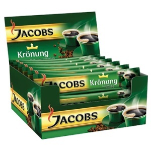 Cafea solubilă Jacobs Kronung Alintaroma, 50 plicuri x 1.8g