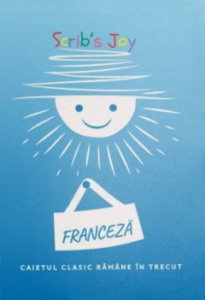 Caiet A5, 64 file, Dictando, hârtie 80g/mp, copertă 300 g/mp Franceză - Scrib's Joy