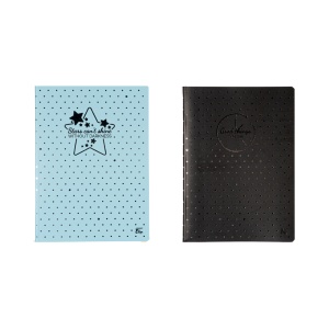 Caiet Design Dots, A5, 48 file, hârtie 80g/Mp, copertă carton 300gsm, dictando