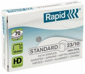 Capse 23/10 Rapid Standard, 1000 buc/cutie