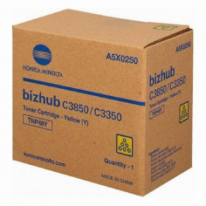 Cartuș toner Minolta Bizhub C 3350, Bizhub C 3850FS, Bizhub C 3850 TNP48 TNP48Y A5X0250 1 cartridge, Simitri HD-Toner, yield approx. 10K / 5% Yellow Original