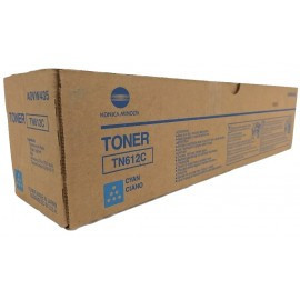 Cartuș toner Minolta Bizhub Pro C 6501+eP, Bizhub Pro C 5501 TN612 TN612C, A0VW450 1 bottle cartridge, 500g, yield C6501 ca. 26k / C5501 ca. 25k (5%) Cyan Original