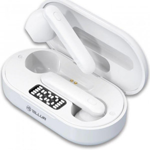 Casti Bluetooth Tellur Flip TWS, alb - Img 1