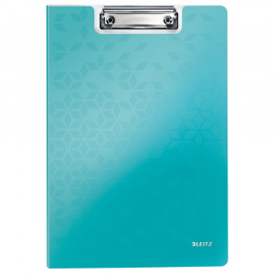 Clipboard dublu Leitz WOW A4 din polyfoam, clemă metalică și buzunar interior – organizare modernă și sigură