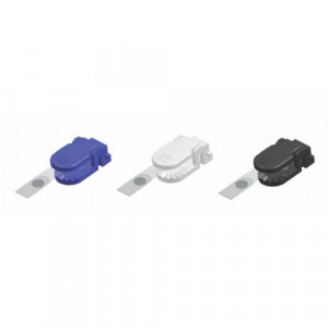 Clips plastic pentru ecuson, 10 buc/set