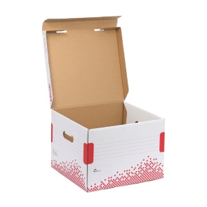 Container arhivare cu capac integrat Esselte Speedbox M, carton ondulat3