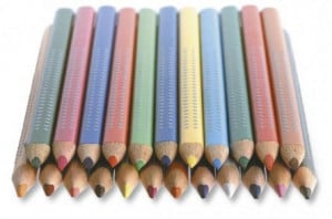 Creioane colorate 6 culori Jumbo Grip Faber-Castell - Img 2