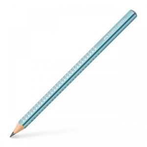 Creion grafit B Faber-castell Sparkle jumbo 2023, bleu ocean
