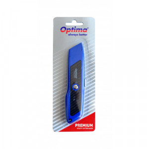 Cutter premium, lama trapezoidala SK5, auto-retractabil Optima