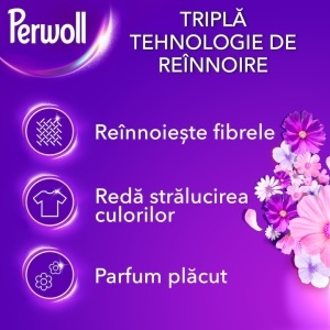 Detergent de rufe lichid Perwoll Renew Blossom, 3L3