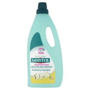 Detergent dezinfectant universal pardoseli și suprafețe Sanytol Lămâie, 1l