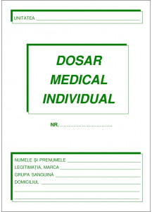 Dosar medical individual A5, 20 file/carnet, 50 carnete/colet RQ