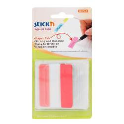 Film index autoadeziv cu tab din hartie, 38 x 50mm, 10 file/set, Stick"n Pop-up - Img 4