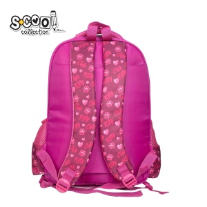 Ghiozdan 3D CUTE KITTY - S-COOL, cu led, 40x32x19.5 cm3