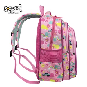Ghiozdan 3D ergonomic HAPPY RAINBOW - S-COOL, 43x30x22 cm2