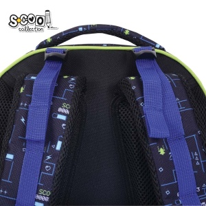 Ghiozdan anatomic GAMER - S-COOL, 39x33x18 cm - Img 7
