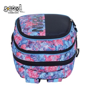 Ghiozdan anatomic light FLOWERS - S-Cool, URBAN, 41X28X17 cm5