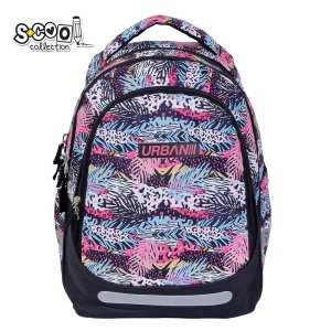 Ghiozdan anatomic light PATTERN - S-COOL, URBAN, 41x28x17 cm