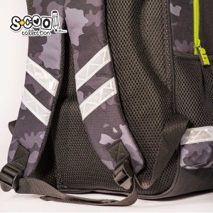 Ghiozdan ergonomic AIR FORCE - S-COOL, 40.5x29x13.5 cm6