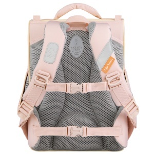 Ghiozdan neechipat Nature Quest Pro, dimensiune 35 x 31 x 19 cm, motiv Bows and Bunny2