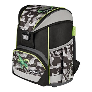 Ghiozdan neechipat Ultralight, Motiv Camo Dragon + CADOU - Img 3