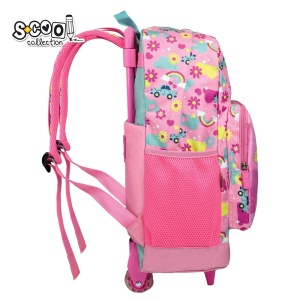 Ghiozdan Trolley HAPPY RAINBOW - S-COOL, 45x32x16.5 cm2