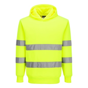 Hanorac reflectorizant cu glugă Portwest ES304 ES1 ESSENTIAL Hi-Vis, tercot 65/35, 300 gr/mp
