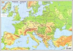 Harta Europei A4