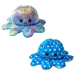 Jucărie reversibilă din pluș, Caracatiță, 20 cm6