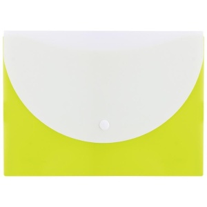 Mapă plastic cu buton Deli Neon, A5, diverse culori3
