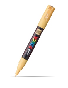 Marker cu vopsea Posca UNI PC-1M, vârf rotund, 0.7mm, diverse culori9