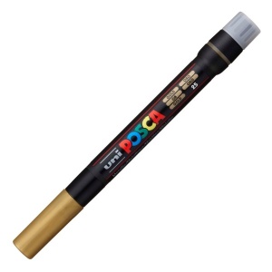 Marker UNI Posca Brush PCF-350, vârf pensulă, 1.0-10.0mm7