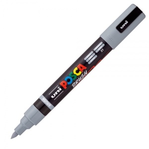 Marker UNI Posca PC-5BR, vârf pensulă, 1-4mm6