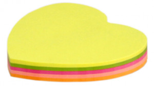 Notes autoadeziv 75x75 mm Office Cover 20/set - inima - Img 1