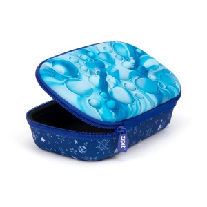 Penar cu fermoar ZIPIT Bubble Top Storage Box - Blue Space4