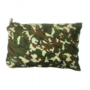 Penar cu fermoar, ZIPIT Camo Jumbo - camuflaj verde - Img 1