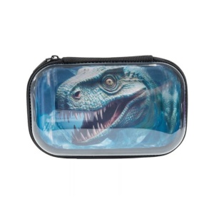 Penar cu fermoar ZIPIT Clear Top Storage Box - Dinosaur2