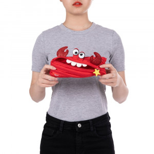 Penar cu fermoar, ZIPIT Creature Monster Clive - crab rosu - Img 2