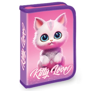 Penar echipat KITTY LOVE - S-COOL, 1 fermoar, 2 extensii, 32 piese2
