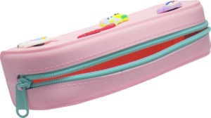 Penar neechipat fete, 1 fermoar, Dimensiuni 18,5 x 5 x 6,5 cm, silicon cu accesorii - Img 6