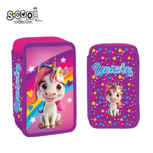 Penar neechipat UNICORN - S-COOL, 3 fermoare
