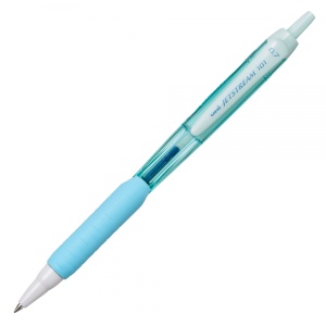 Pix Jetstream cu mecanism Uni-ball SXN-101FL, 0.7mm,, grip cauciucat, scris albastru, diverse culori3